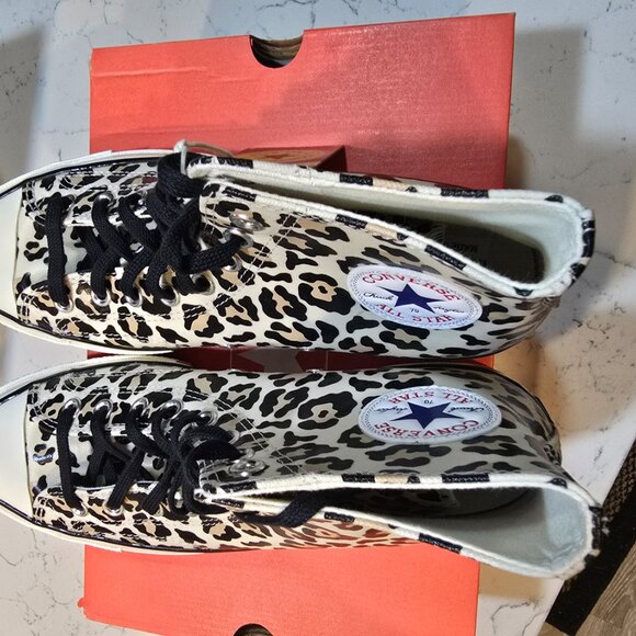 Converse A13436C Glow In The Dark Leo Sneakers In Leopard US MENS 10 NEW - Picture 10 of 16
